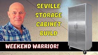 Assembling a Seville Classics Storage Cabinet from Amazon - Weekend Warrior