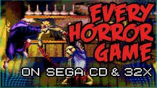 Every Sega CD & 32X Horror Game | Dithered Dread and Freaky FMV