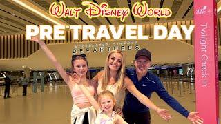 Walt Disney World Pre Travel Day Vlog | Virgin Atlantic Twilight Check In Manchester Airport Aug 24