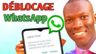 comment débloquer un compte WhatsApp bloqué ?