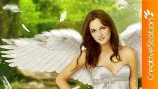 Angel - Speed art ( #Photoshop CS5 ) | CreativeStation