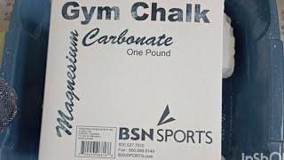 BSN Plain Jane 1 box  #freshgymchalk #asmrsounds #crunchyasmr #dusty #asmer