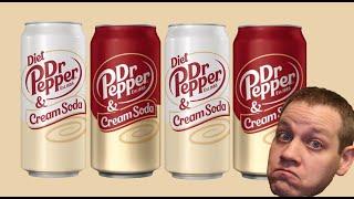 Dr  Pepper Cream Soda and Diet Dr. Pepper Cream Soda