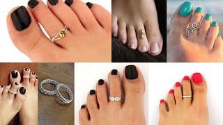 Daily Wear Simple Silver Toe Rings Designs For Indian Women || Latest Silver Toe Rings Designs | KGS