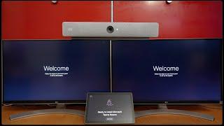 Microsoft Teams Rooms on a dual screen Cisco RoomBar (BETA)