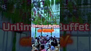 Unlimited Buffet in Kolkata only at ₹299|Kolkata 46 rooftop cafe #vlog #shorts