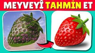 Gizli Meyveyi TAHMİN ET!  Meyve & Sebze Bulmaca