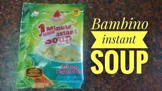 Bambino mixed vegetable soup |instant soup| how to make bambino soup