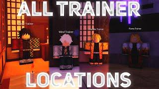 ALL TRAINER LOCATIONS IN WISTERIA