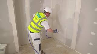 Knauf Airless Finish: Step by Step