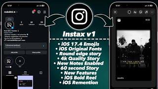 New iOS Instagram | iOS Instagram On Android 2024 | Instagram iPhone Story Round Edge Update 