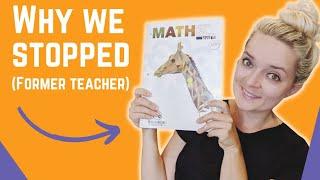 MASTER BOOKS REVIEW-FORMER MATH TEACHER | Math Lessons for a Living Education | WHY WE STOPPED