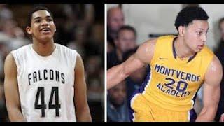 Karl Towns vs Ben Simmons! Future NBA Superstars. High School Highlights. Montverde vs. St. Joes