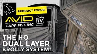 Avid Carp Fishing TV! | Product Focus! | The HQ Dual Layer Brolly System!