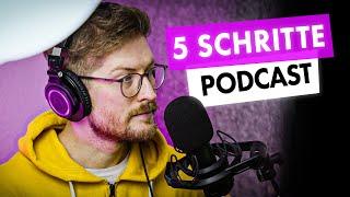 5 Schritte zum eigenen Podcast | Podcast Tutorial [deutsch]