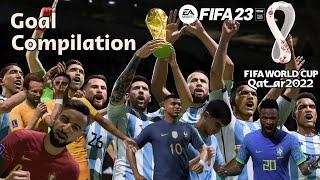 2022 FIFA World Cup Goal Compilation - FIFA 23