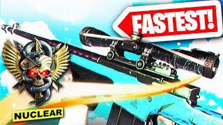 the WORLD'S FASTEST SNIPER NUCLEAR in Black Ops Cold War! (I beat my own record)