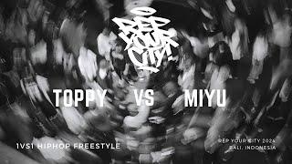 Rep Your City 2024 / Bali, Indonesia - Toppy vs. Miyu (Semi Final) - (1vs1 HipHop Freestyle)