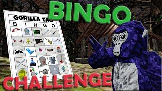 Gorilla tag BINGO CHALLENGE!