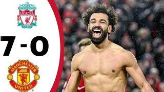 Liverpool vs Manchester United 7-0 Extended Goals & Highlights