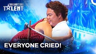 Judge’s Heartfelt Hug Brings the Crowd to Tears! | Thailand's Got Talent