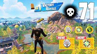 71 Elimination Solo Vs Squads "Zero Build" Gameplay Wins (Fortnite Chapter 6 Season 2)