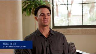 USD MEd Online Student Testimonial: Arieas Toney