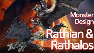 Rathalos & Rathian Visual Monster Design Review #sunbreak #shorts #rathalos