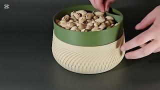 AWESOME 3D printed Pistachio Bowl !!