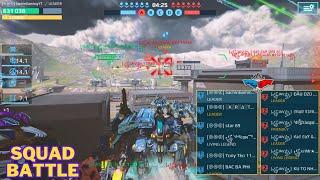 VNE Vs JAV Full Squad Battle | War Robots Champion League Squad Gameplay