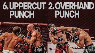 Top 8 Most Powerful Types Of Punches In MMA UFC (With Highlights)