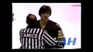 NHL Oct. 27, 1982 Toronto Maple Leafs v Boston Bruins Bench Clearing Brawl