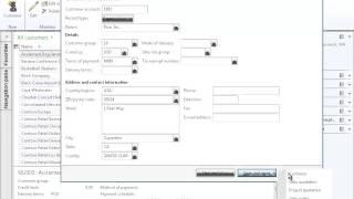 Dynamics AX 2012 - Customer