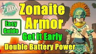 Zonaite Armor Set Location Zelda Tears of The Kingdom