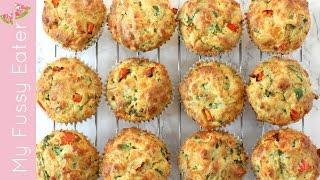 Spinach & Cheese Lunchbox Muffins | Healthy Lunch for Kids