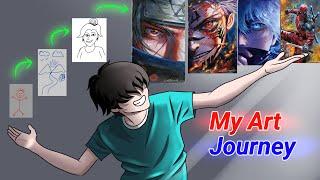 My Art Journey || How I Became Pro Artist.