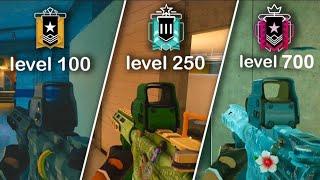 What 700 levels of Rainbow Six Siege Looks Like...