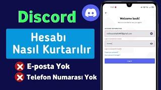 E-posta ve Telefon Numarası Olmadan Discord Hesabı Nasıl Kurtarılır (2023) Discord Hesabını Kurtar