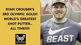 Congrats Ryan Crouser the WORLD'S GREATEST Shot Putter… All Time!!