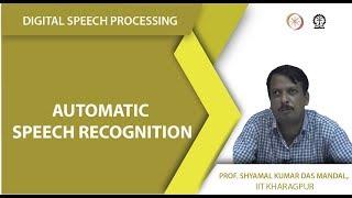 Automatic Speech Recognition