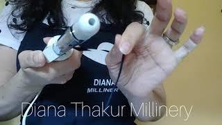 Diana Thakur Millinery - How to curl a Biot Feather