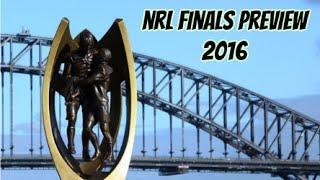 NRL Finals Preview 2016