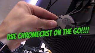 CHROMECAST SETUP & CONNECT TO MOBILE HOTSPOT (NO WIFI ROUTER)