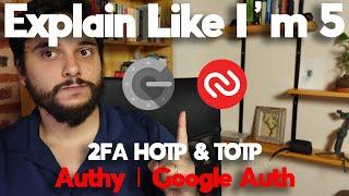 How does the Google Authenticator Work? HOTP TOTP Difference | 2FA Authentication