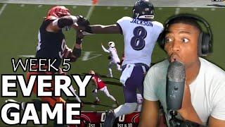 NFL Week 5 , Highlights Reactions | Every Game! FULL STREAM 