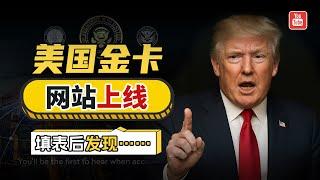 500万美元金卡网站正式上线，填表后的结果让我震惊了！
