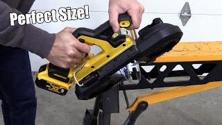 NEW DEWALT 20V XR Single & Dual Trigger Mid Size Bandsaws DCS378 DCS379 #dewalt