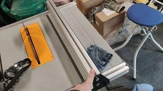 Titan TTB763TAS table saw fence upgrade