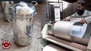 Amazing Skill Of Making Stainless Steel Tea Samovar | Samovar Tea | Tea Container