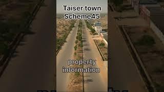 Taiser Town Scheme 45 karachi